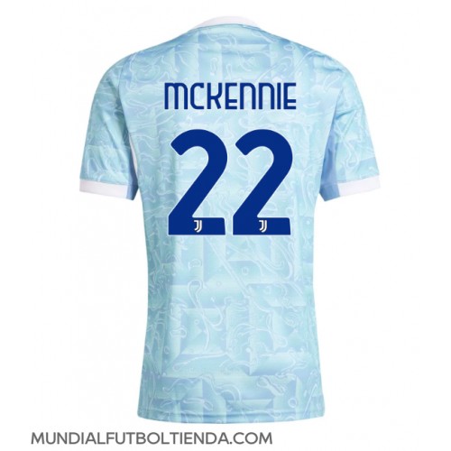 Camiseta Juventus Weston McKennie #22 Segunda Equipación Replica 2025-26 mangas cortas